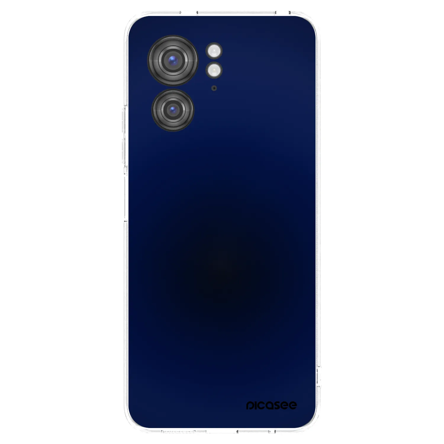 Picasee silikonowe przeźroczyste etui na Motorola Edge 40 - Deep Ocean