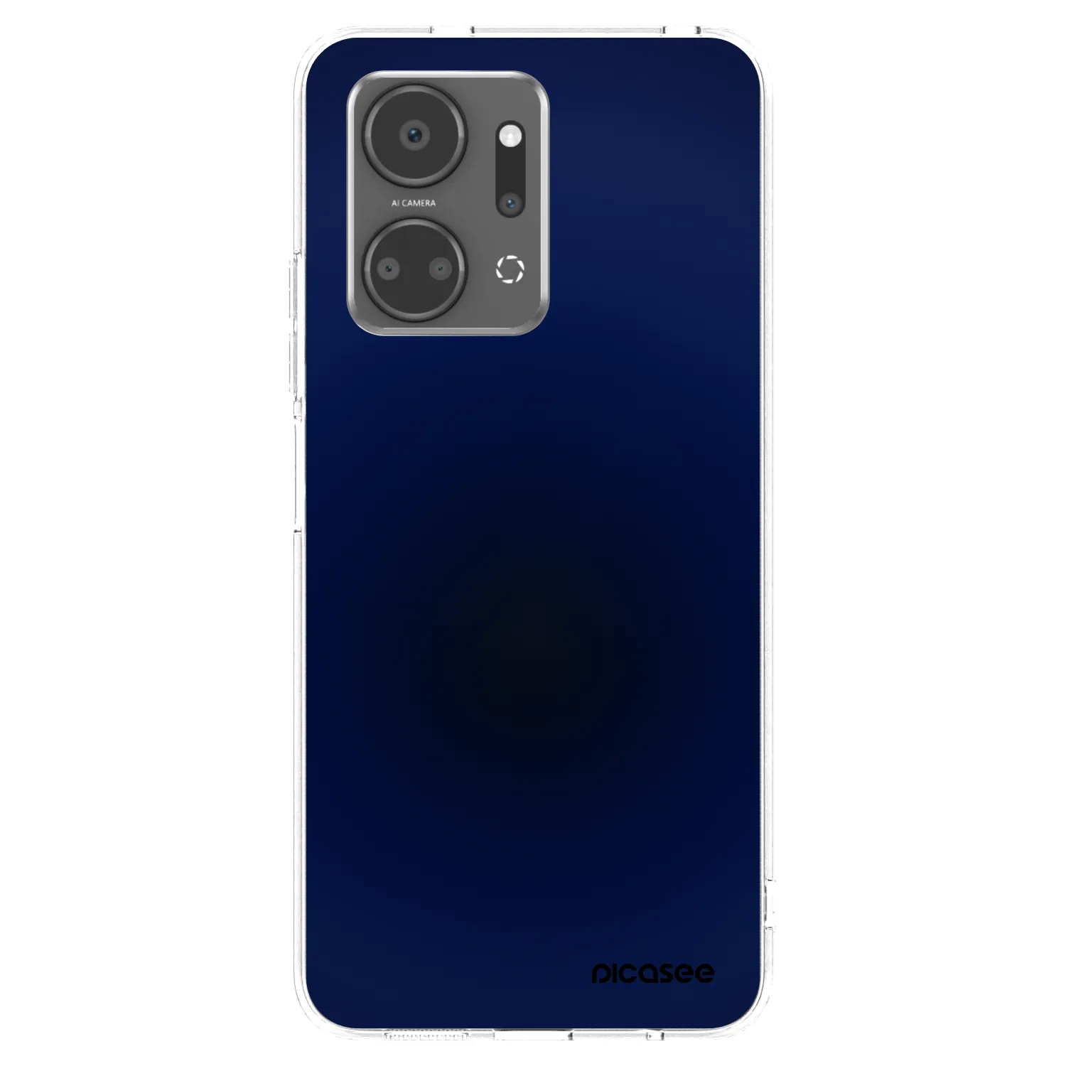 Picasee silikonowe przeźroczyste etui na Honor X7a - Deep Ocean