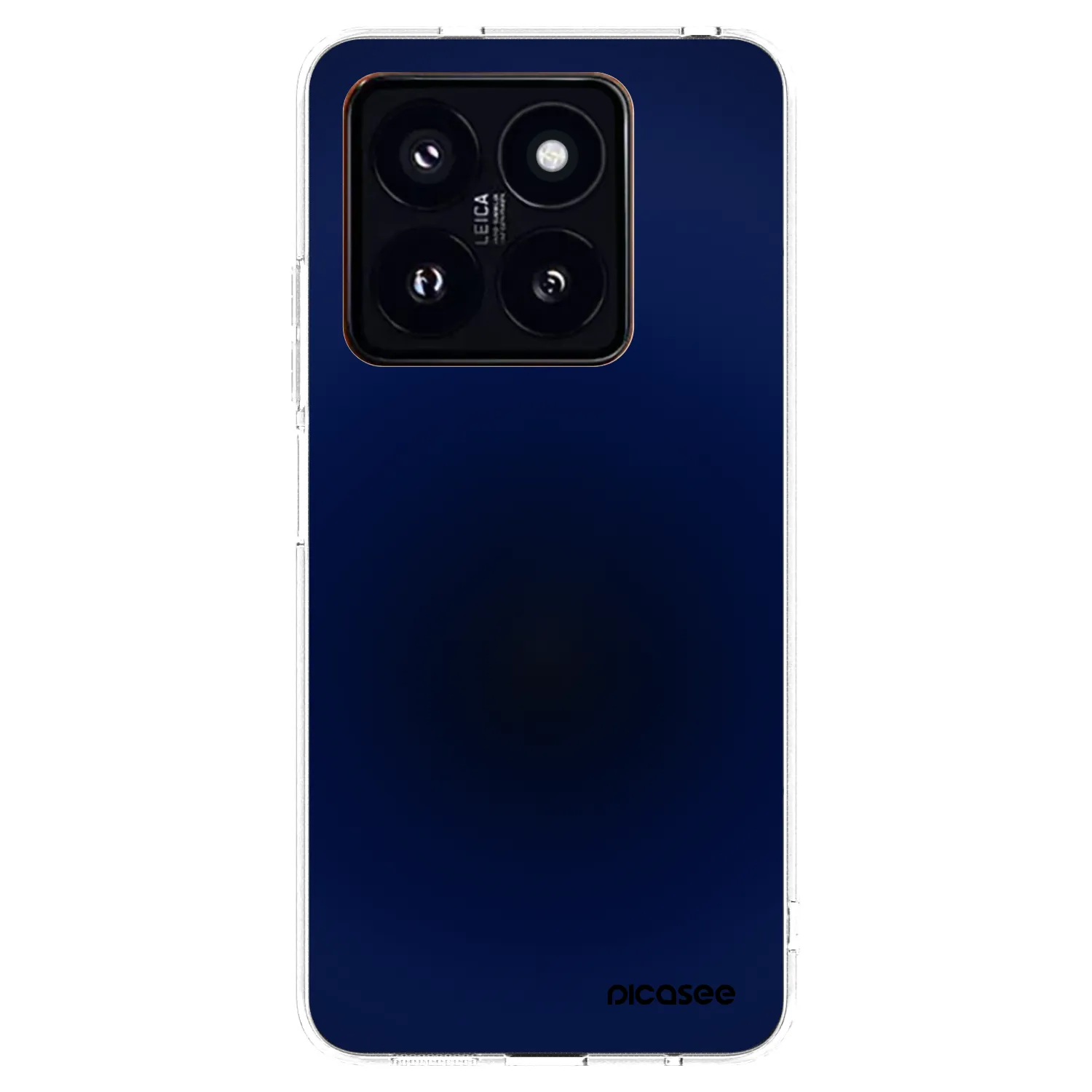 Picasee silikonowe przeźroczyste etui na Xiaomi 14 Pro - Deep Ocean