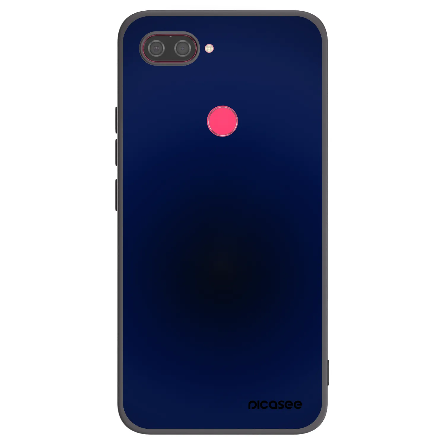 Picasee silikonowe czarne etui na Xiaomi Mi 8 Lite - Deep Ocean
