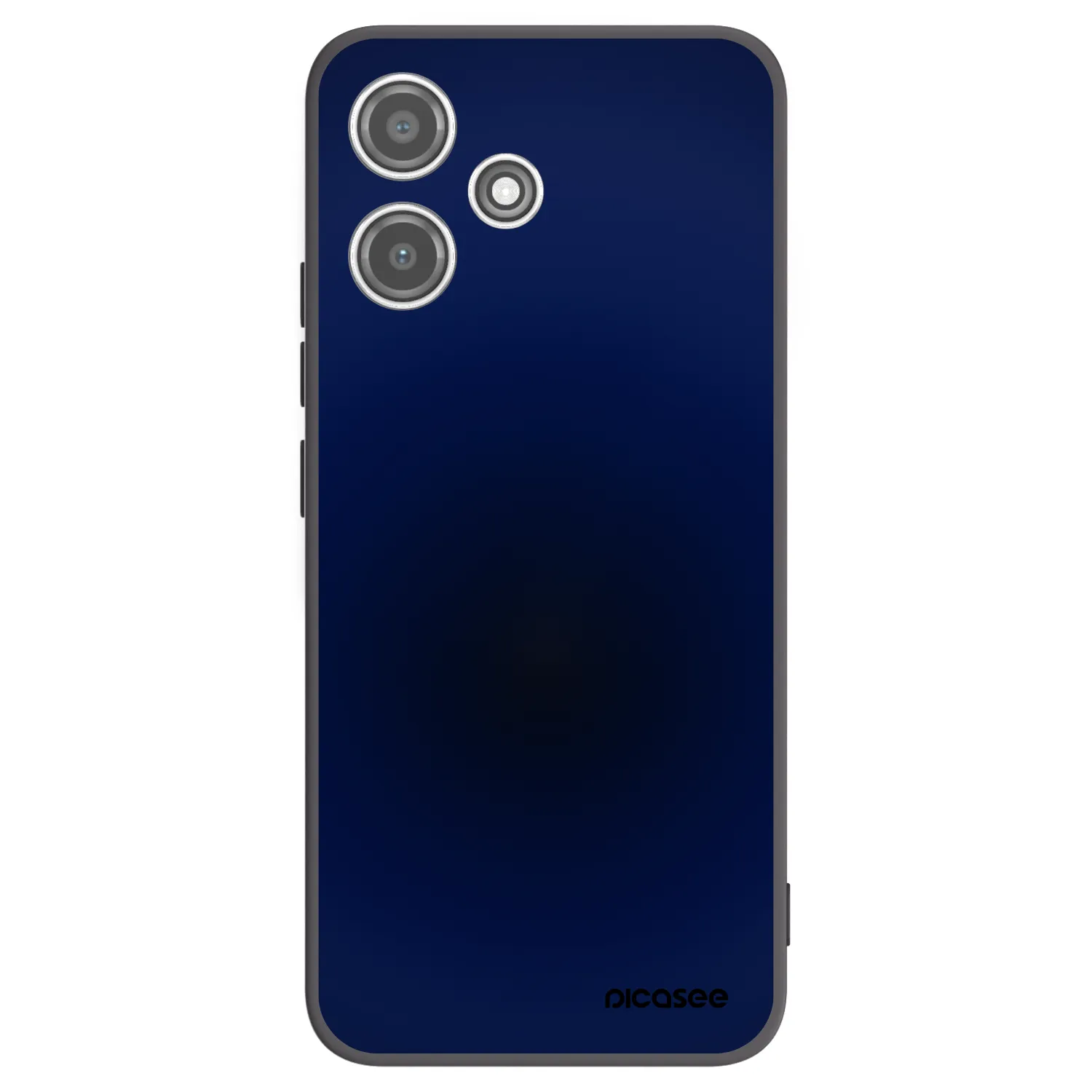 Picasee silikonowe czarne etui na Xiaomi Redmi 12 5G - Deep Ocean