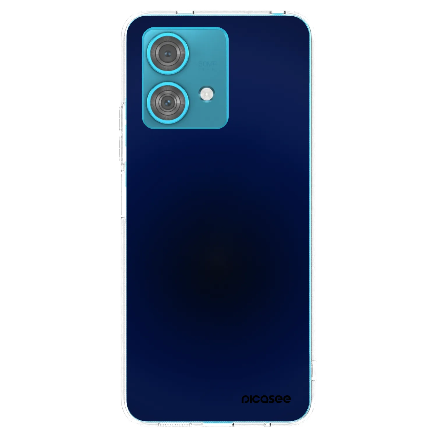 Picasee silikonowe przeźroczyste etui na Motorola Edge 40 Neo - Deep Ocean