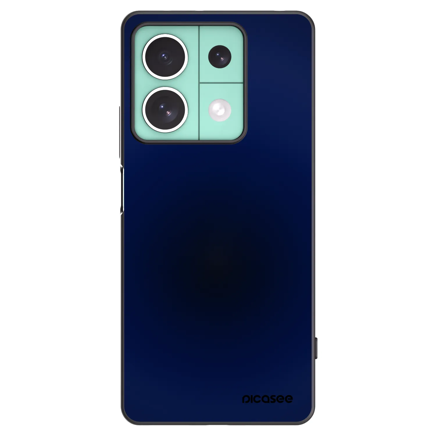 Picasee silikonowe czarne etui na Xiaomi Redmi Note 13 5G - Deep Ocean