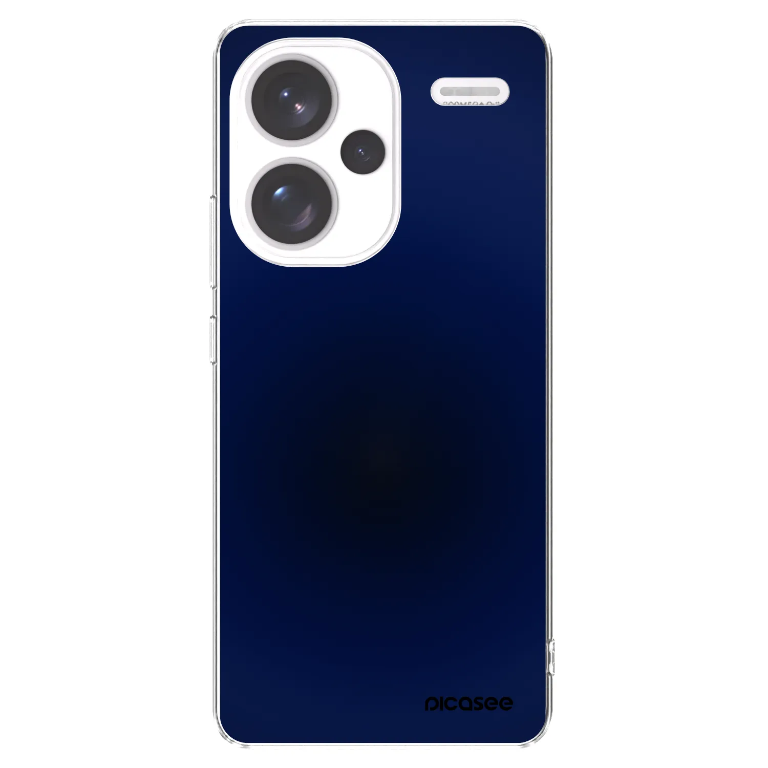 Picasee silikonowe przeźroczyste etui na Xiaomi Redmi Note 13 Pro+ 5G - Deep Ocean