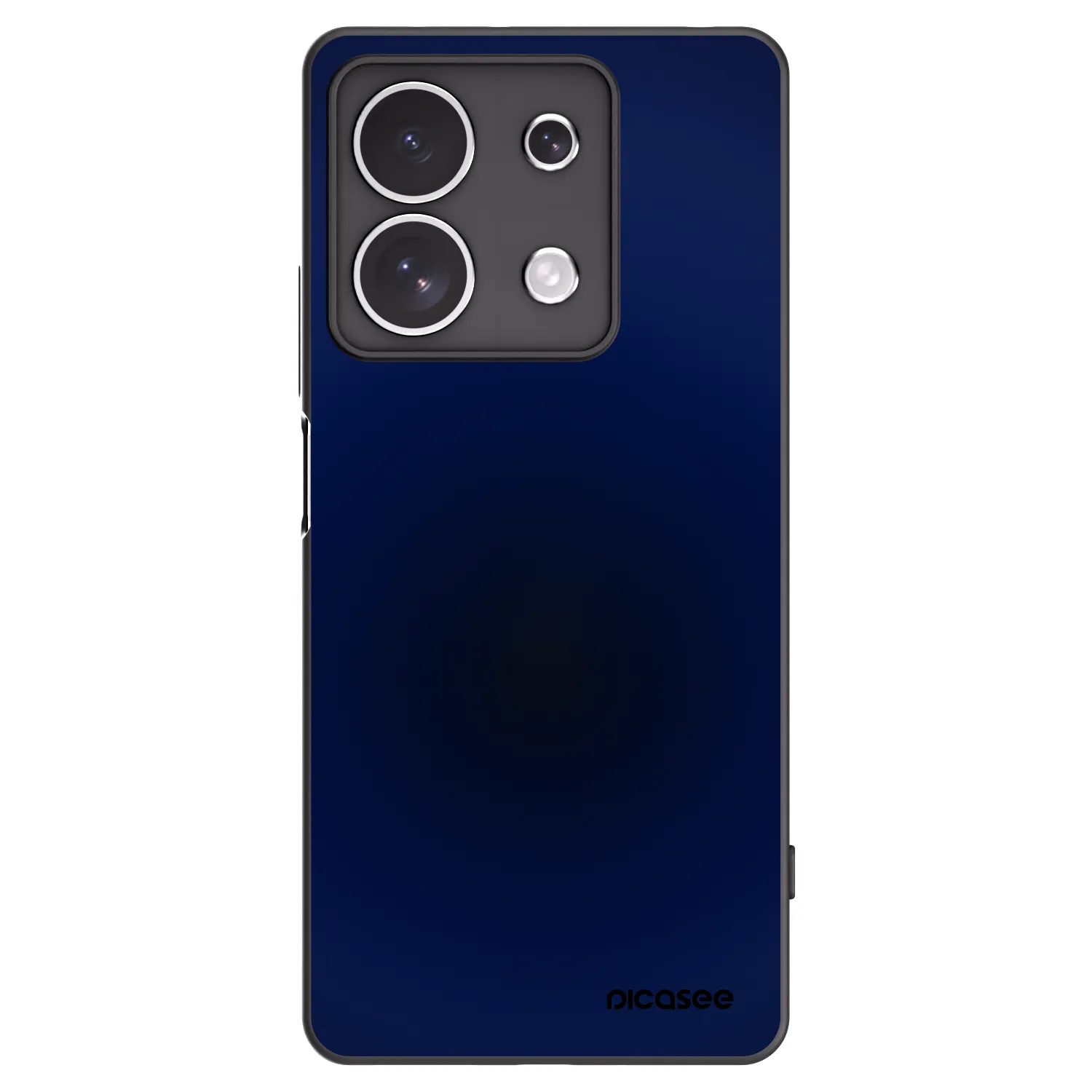 Picasee silikonowe czarne etui na Xiaomi Redmi Note 13 4G - Deep Ocean