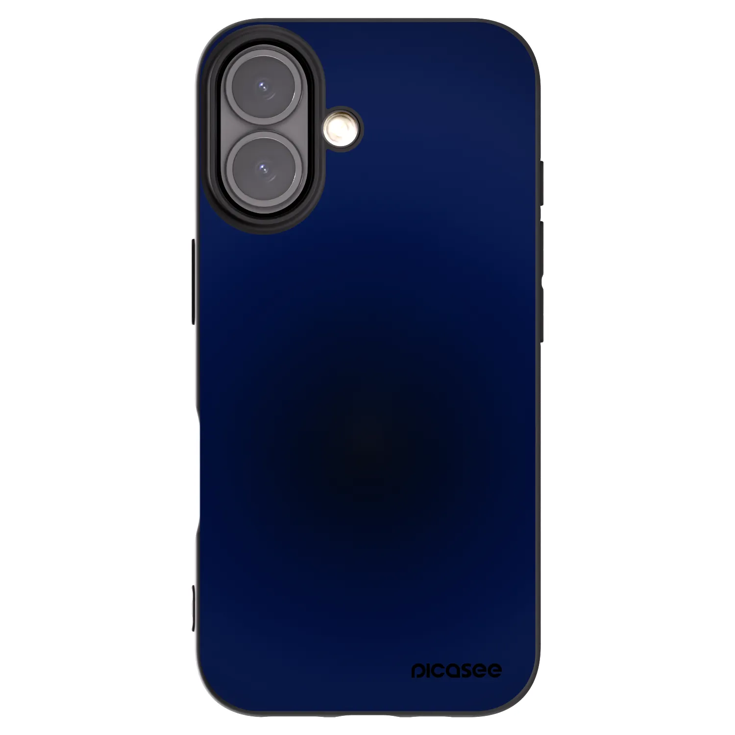 Picasee silikonowe czarne etui na Apple iPhone 16 - Deep Ocean