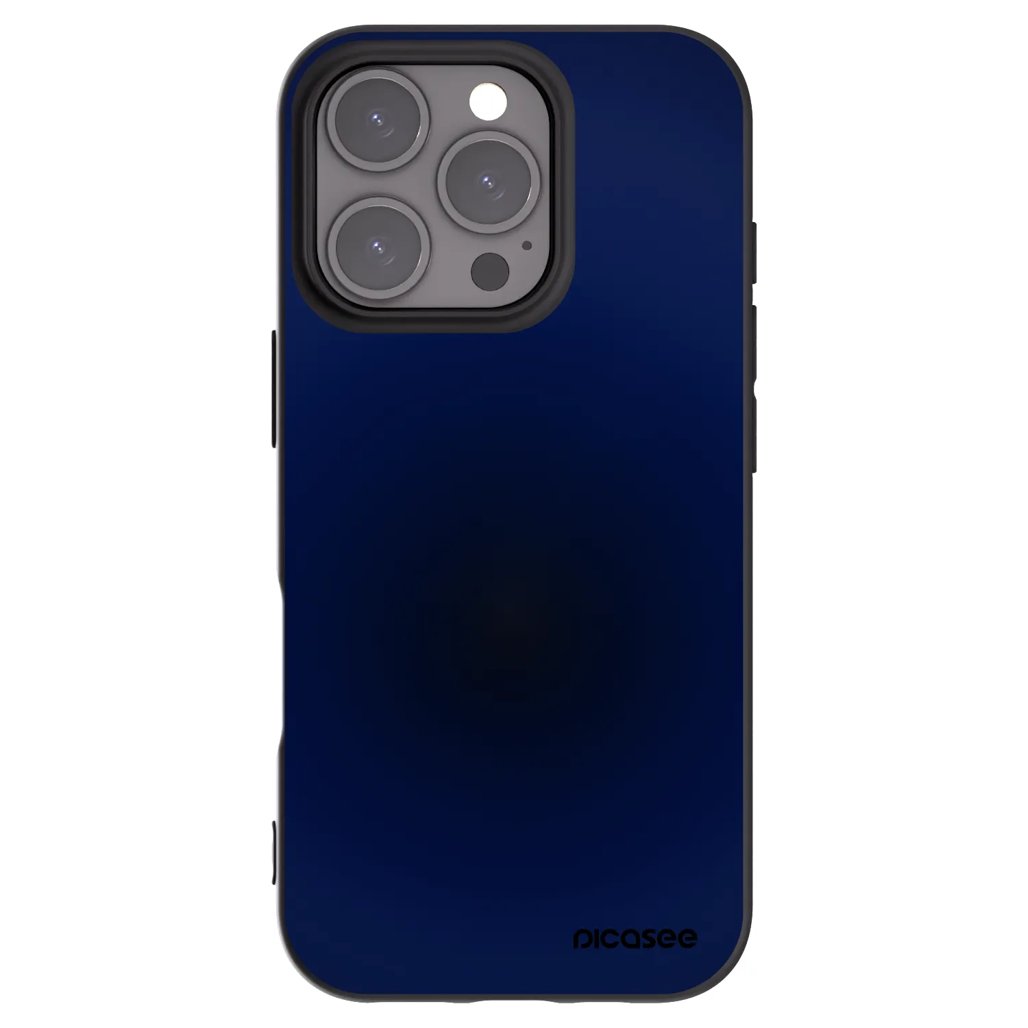 Picasee silikonowe czarne etui na Apple iPhone 16 Pro - Deep Ocean
