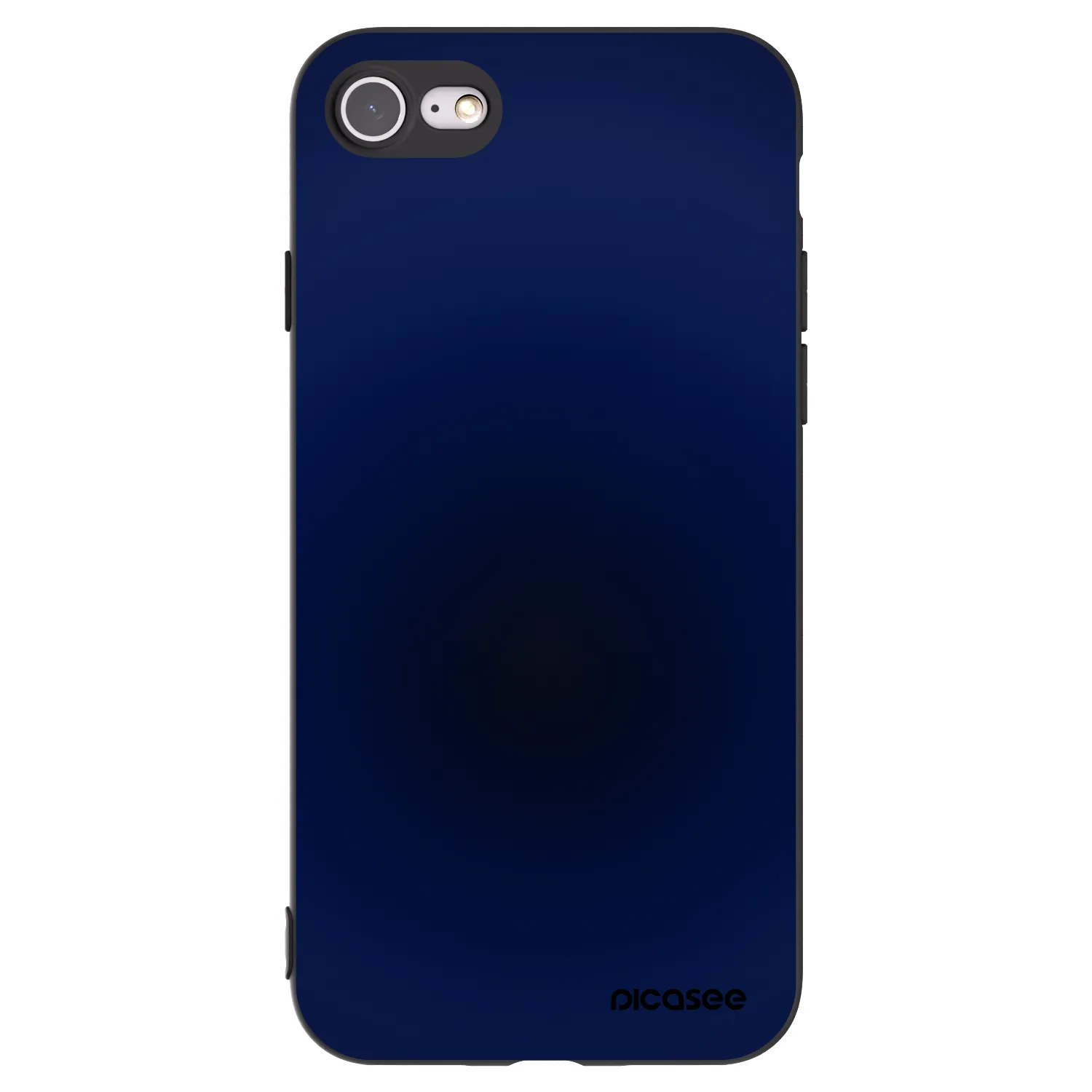 Picasee silikonowe czarne etui na Apple iPhone 8 - Deep Ocean