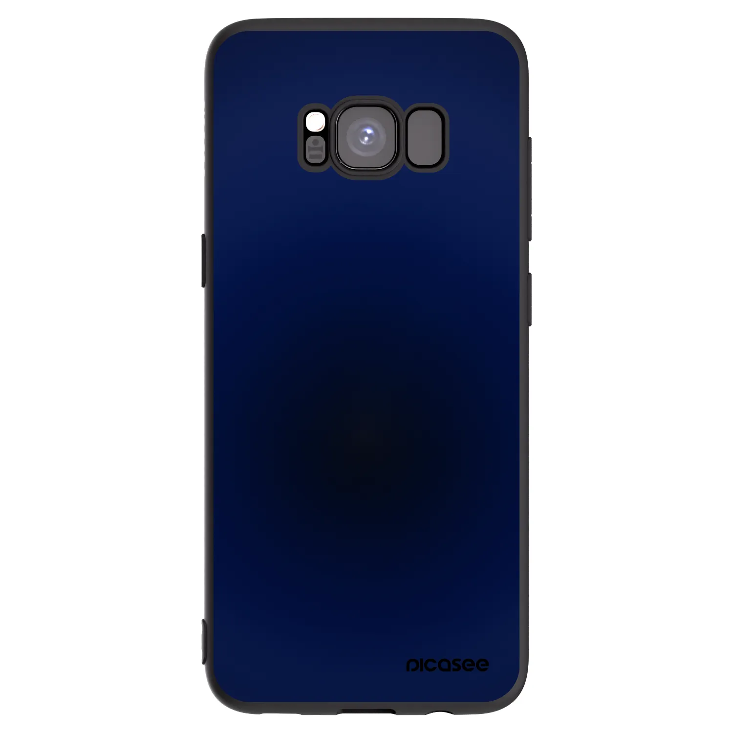 Picasee silikonowe czarne etui na Samsung Galaxy S8 G950F - Deep Ocean