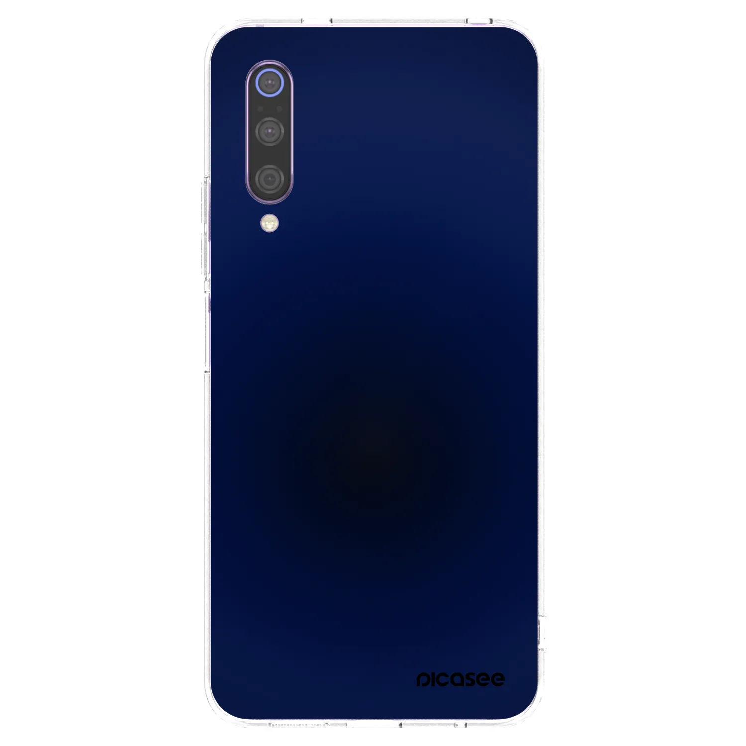 Picasee silikonowe przeźroczyste etui na Xiaomi Mi 9 - Deep Ocean