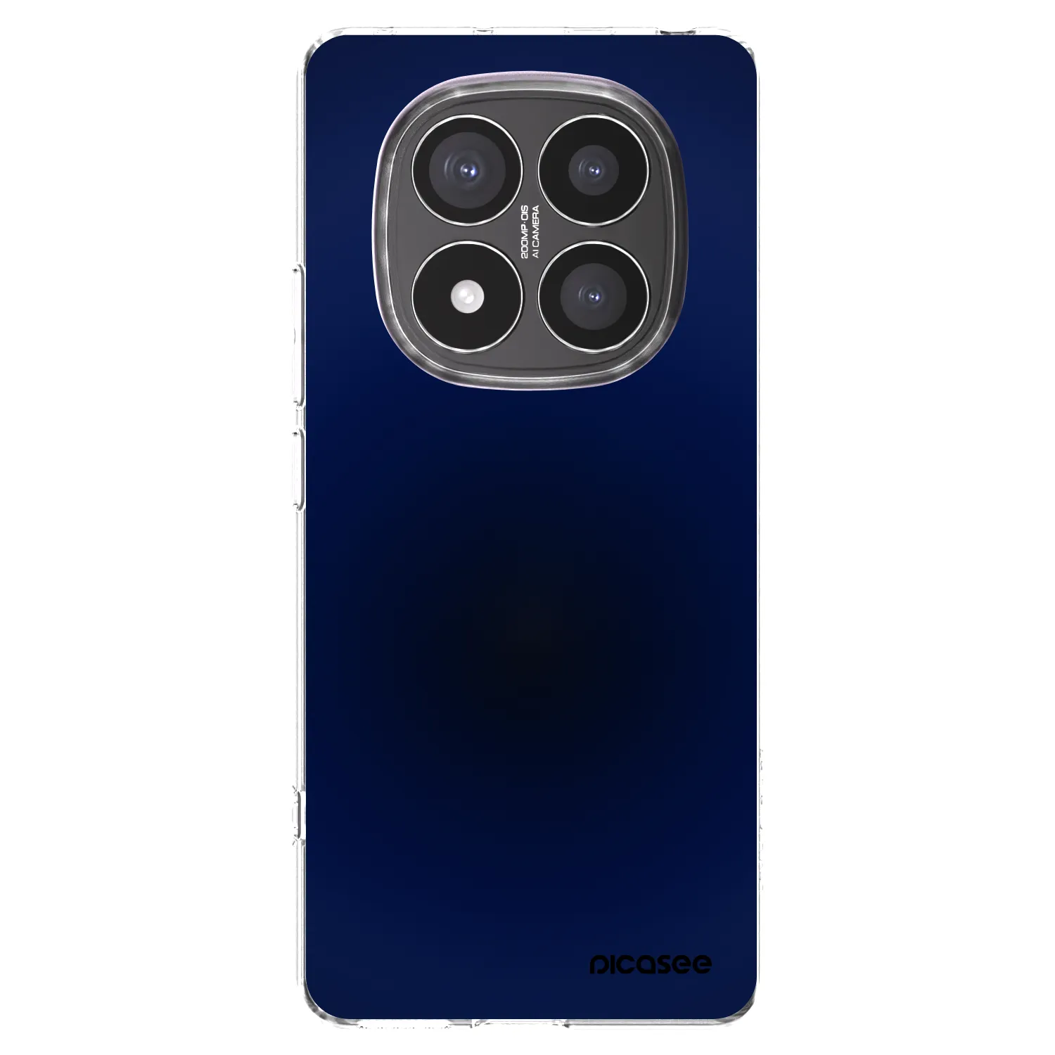Picasee silikonowe przeźroczyste etui na Xiaomi Redmi Note 14 Pro+ 5G - Deep Ocean