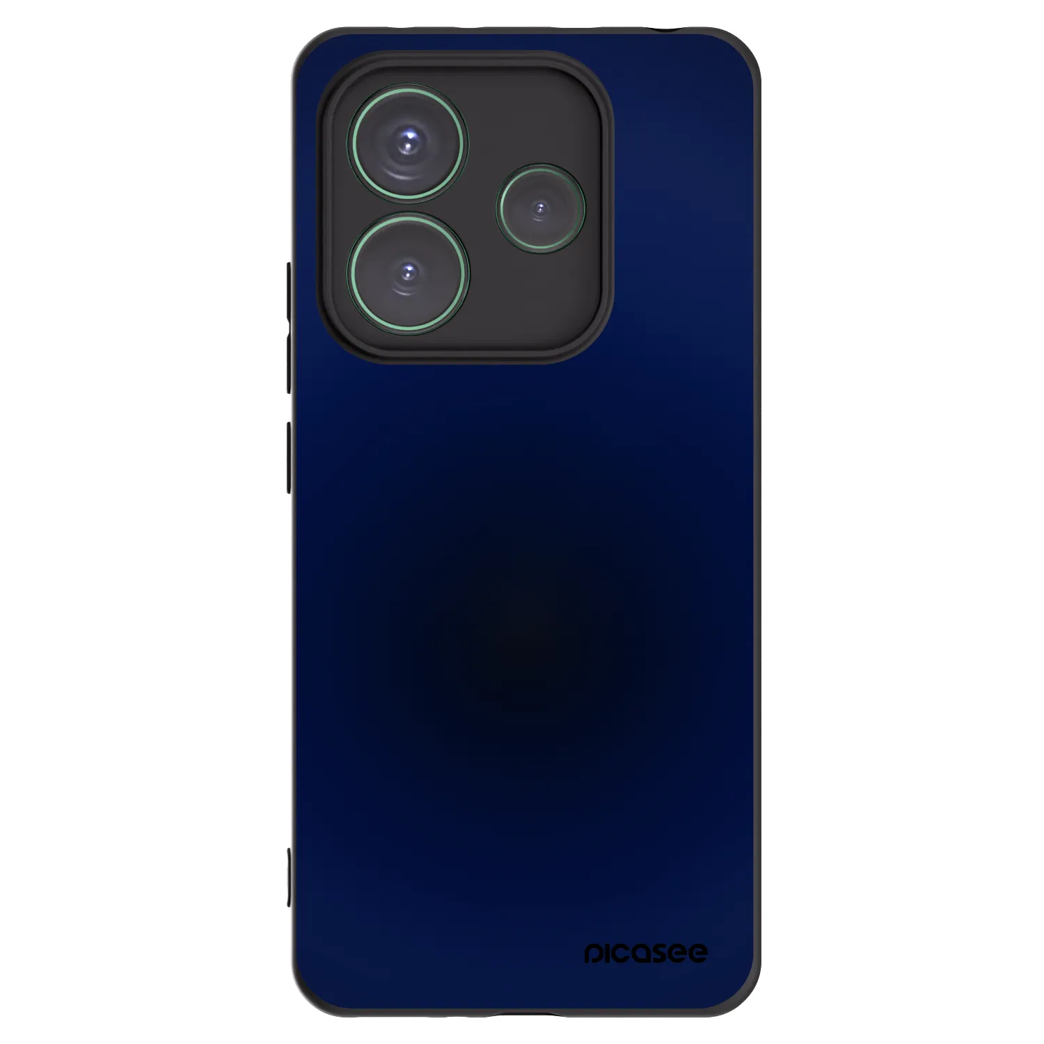 Picasee silikonowe czarne etui na Xiaomi Redmi Note 14 5G - Deep Ocean