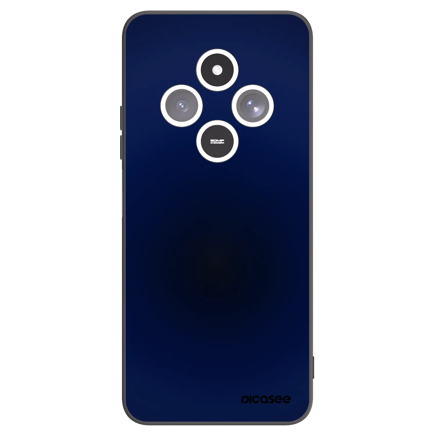 Picasee silikonowe czarne etui na Xiaomi Redmi 14C - Deep Ocean