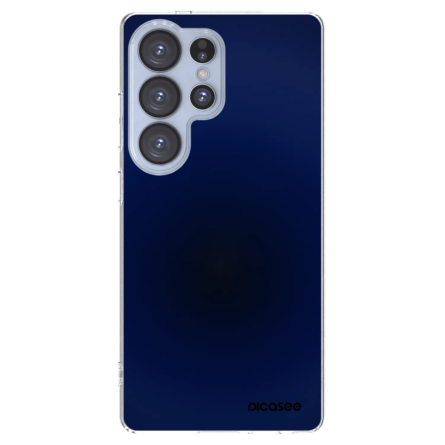 Picasee silikonowe przeźroczyste etui na Samsung Galaxy S25 Ultra 5G - Deep Ocean