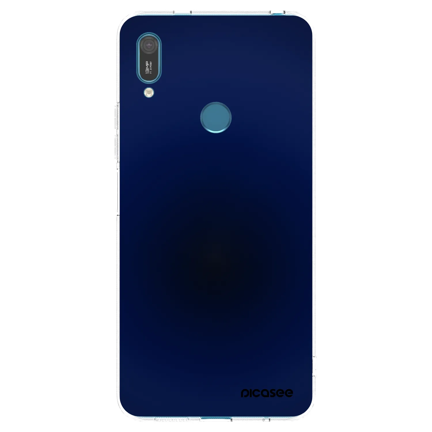 Picasee silikonowe przeźroczyste etui na Huawei Y7 2019 - Deep Ocean