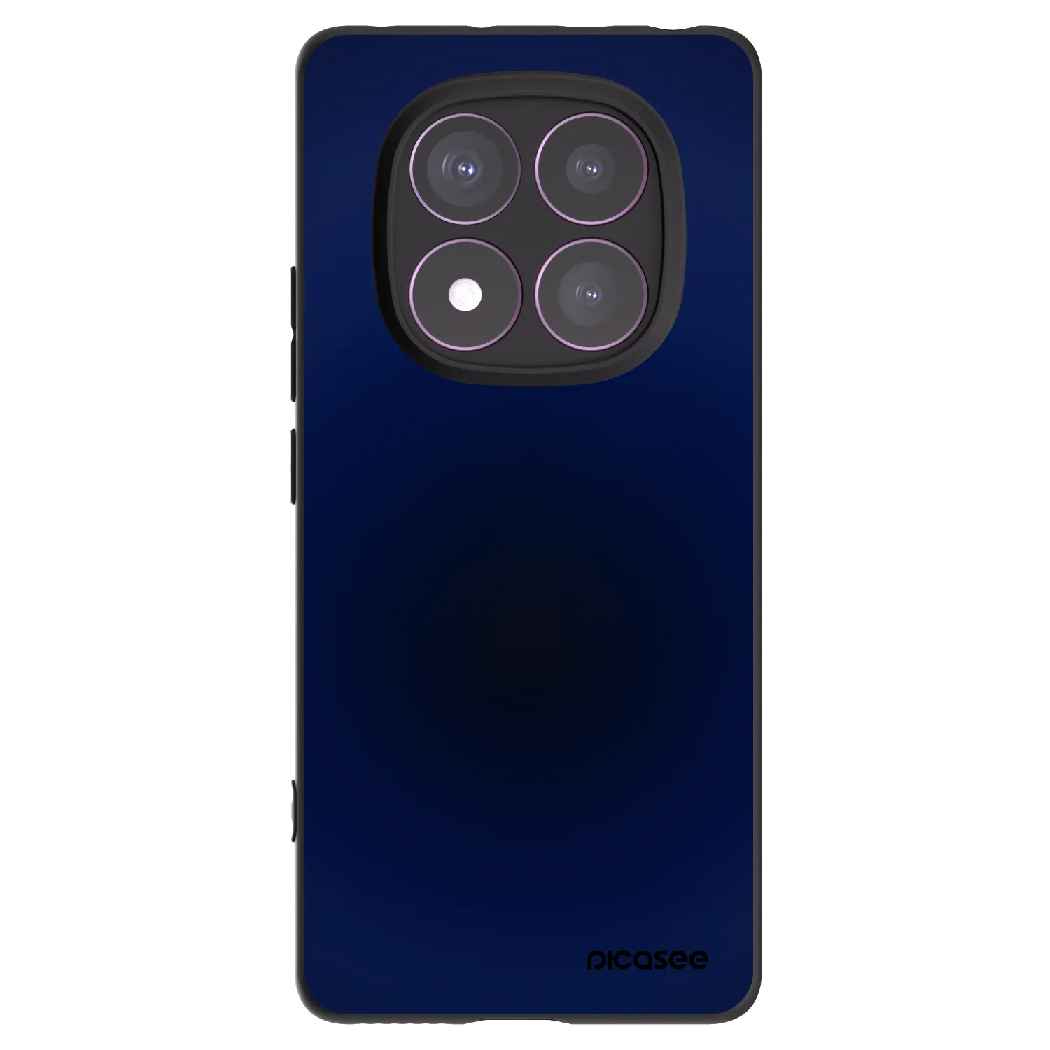 Picasee silikonowe czarne etui na Xiaomi Redmi Note 14 Pro 4G - Deep Ocean