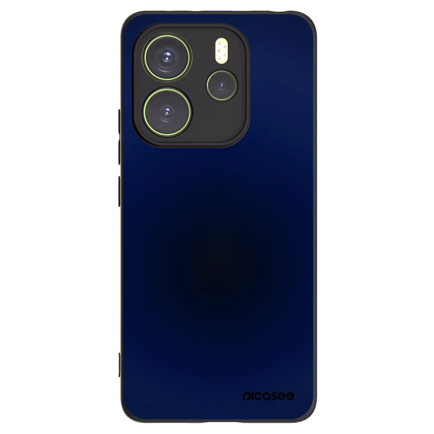 Picasee silikonowe czarne etui na Xiaomi Redmi Note 14 4G - Deep Ocean