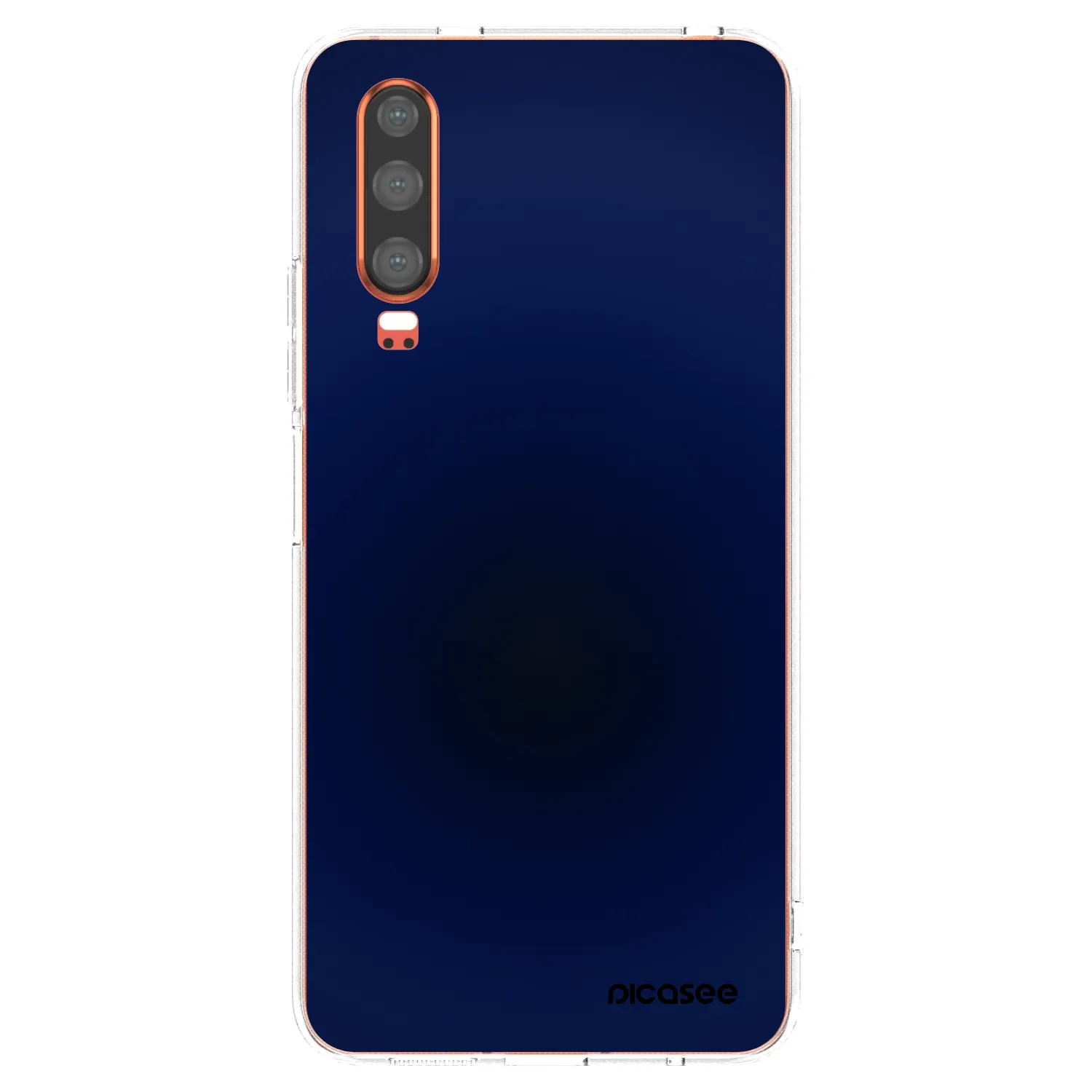 Picasee silikonowe przeźroczyste etui na Huawei P30 - Deep Ocean