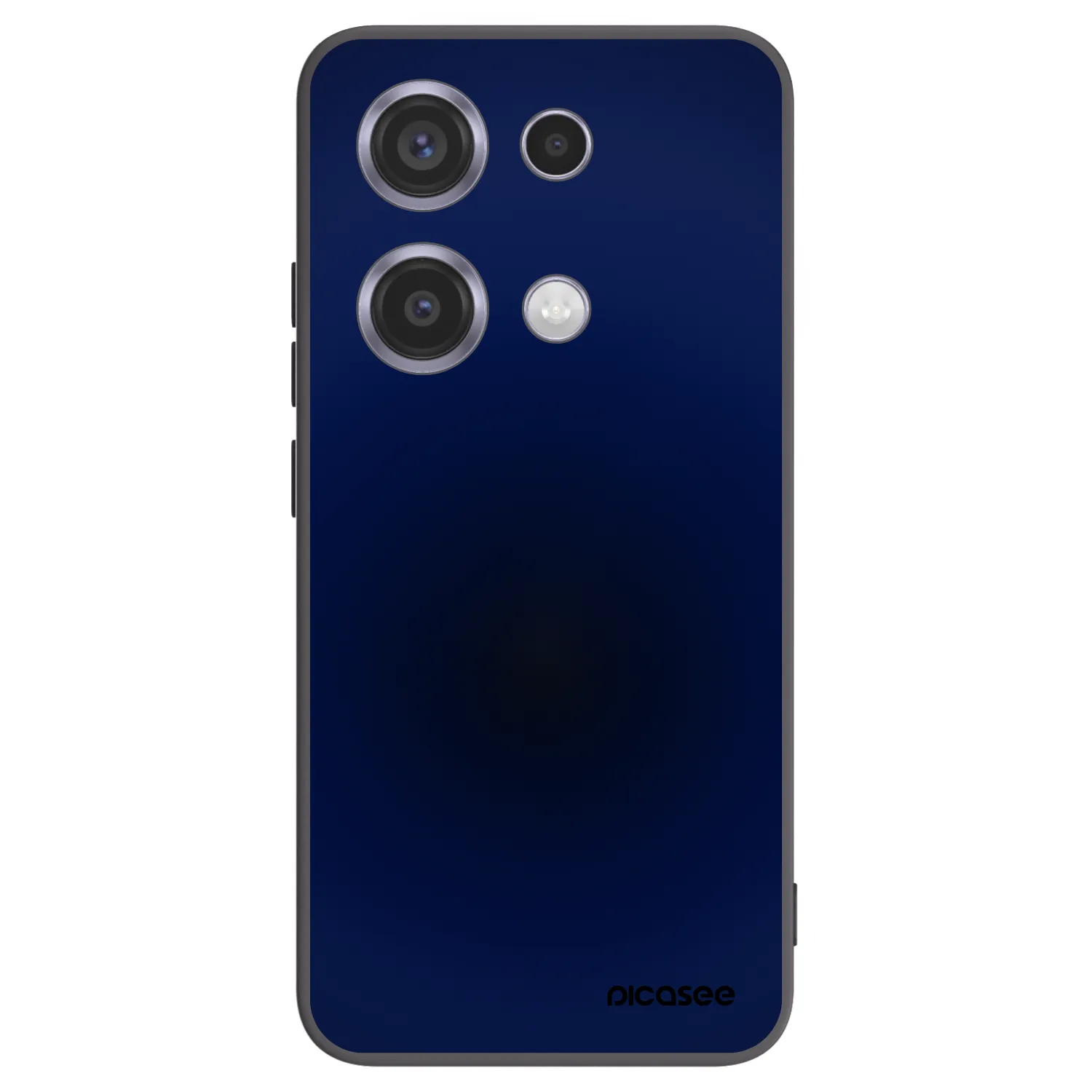 Picasee silikonowe czarne etui na Xiaomi Redmi Note 14S - Deep Ocean