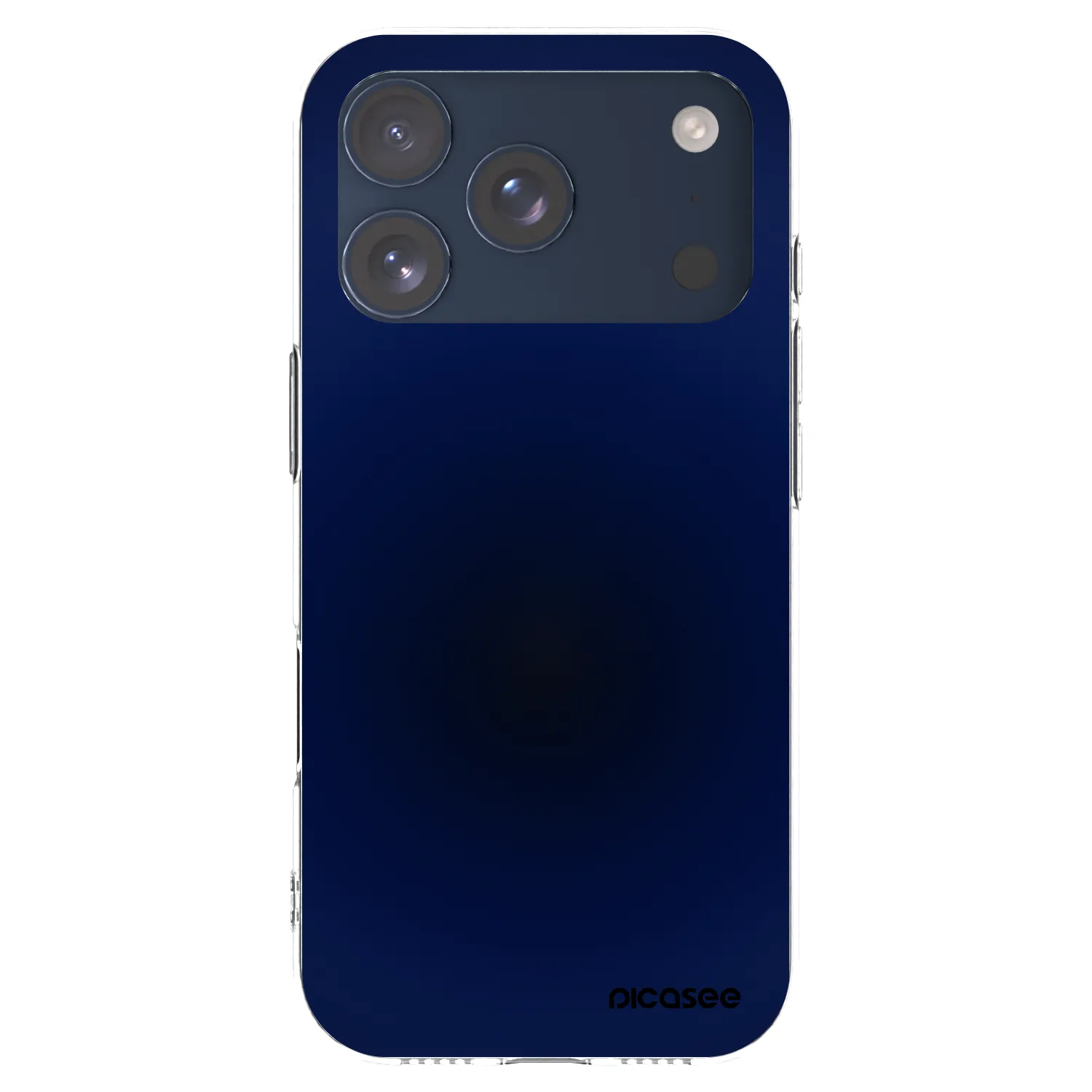 Picasee silikonowe przeźroczyste etui na Apple iPhone 17 Pro - Deep Ocean