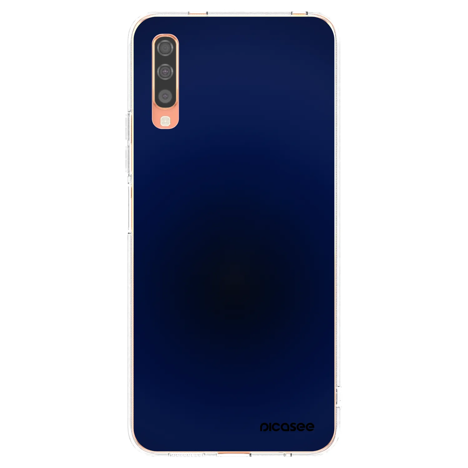 Picasee silikonowe przeźroczyste etui na Samsung Galaxy A70 A705F - Deep Ocean