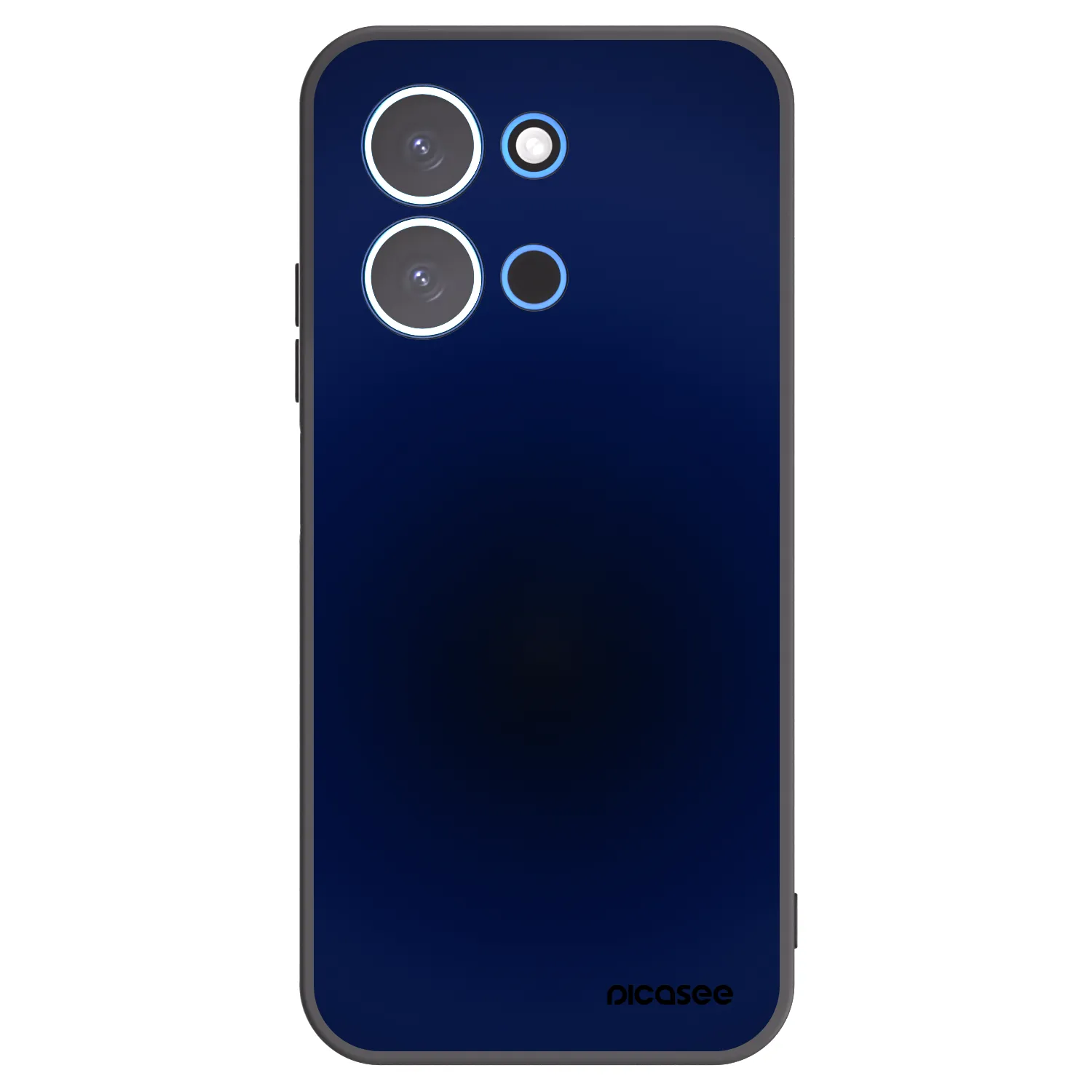 Picasee silikonowe czarne etui na Xiaomi Redmi 15C 4G - Deep Ocean