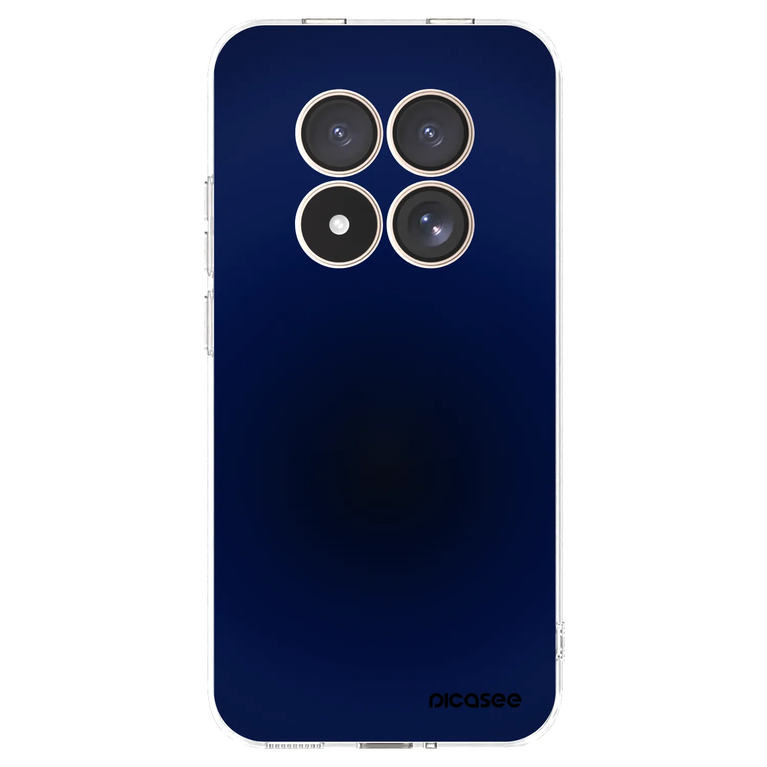 Picasee silikonowe przeźroczyste etui na Xiaomi Redmi Note 15 Pro 4G - Deep Ocean