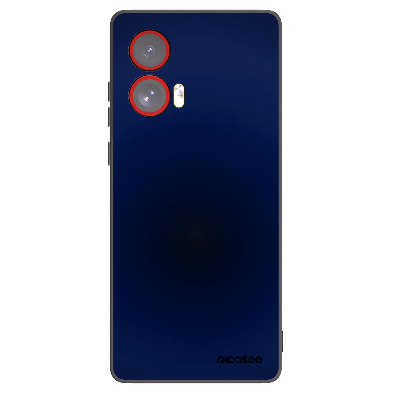 Picasee silikonowe czarne etui na Motorola Edge 50 Fusion - Deep Ocean