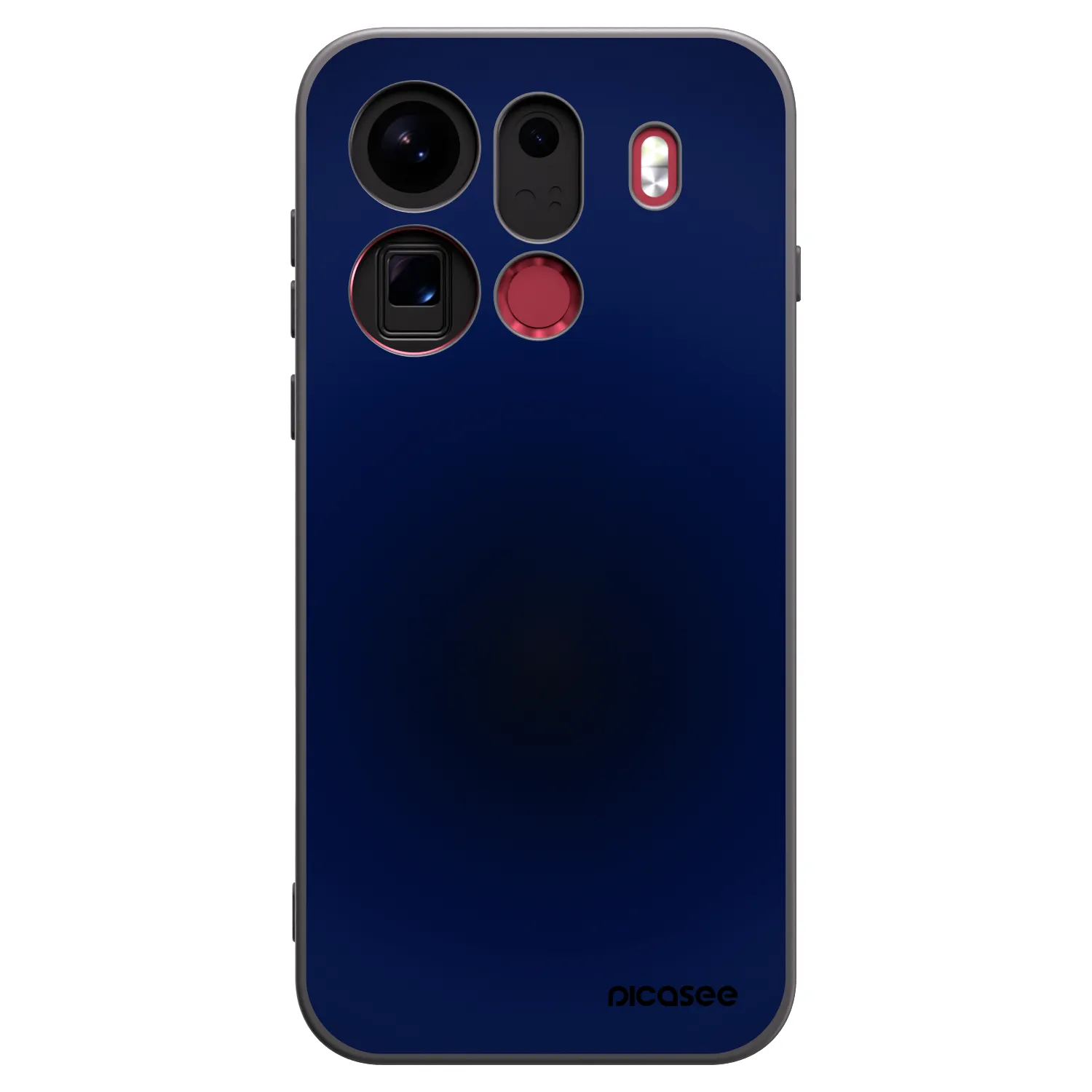 Picasee silikonowe czarne etui na OPPO Find X9 Pro - Deep Ocean