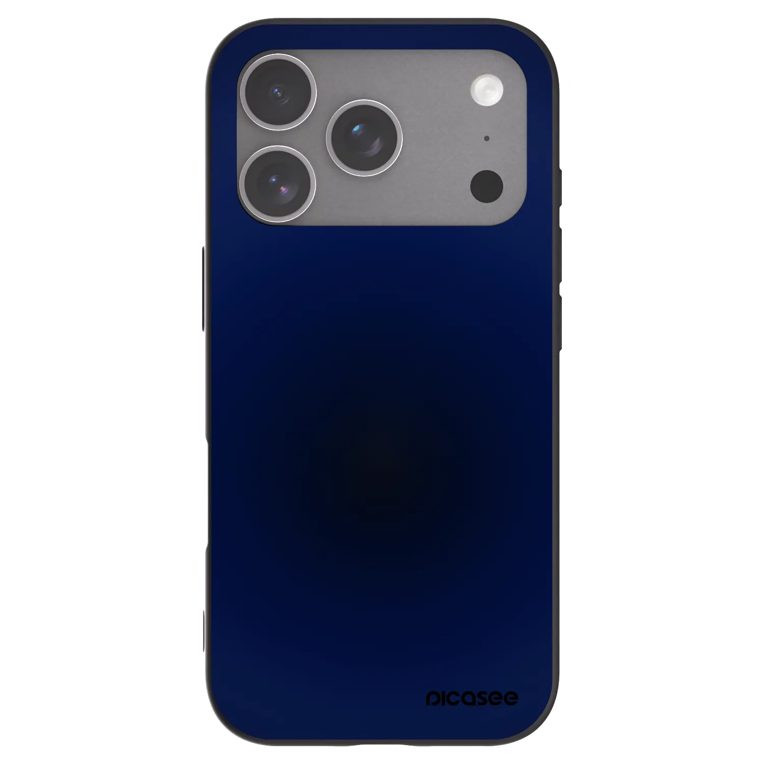 Picasee silikonowe czarne etui na Apple iPhone 18 Pro - Deep Ocean
