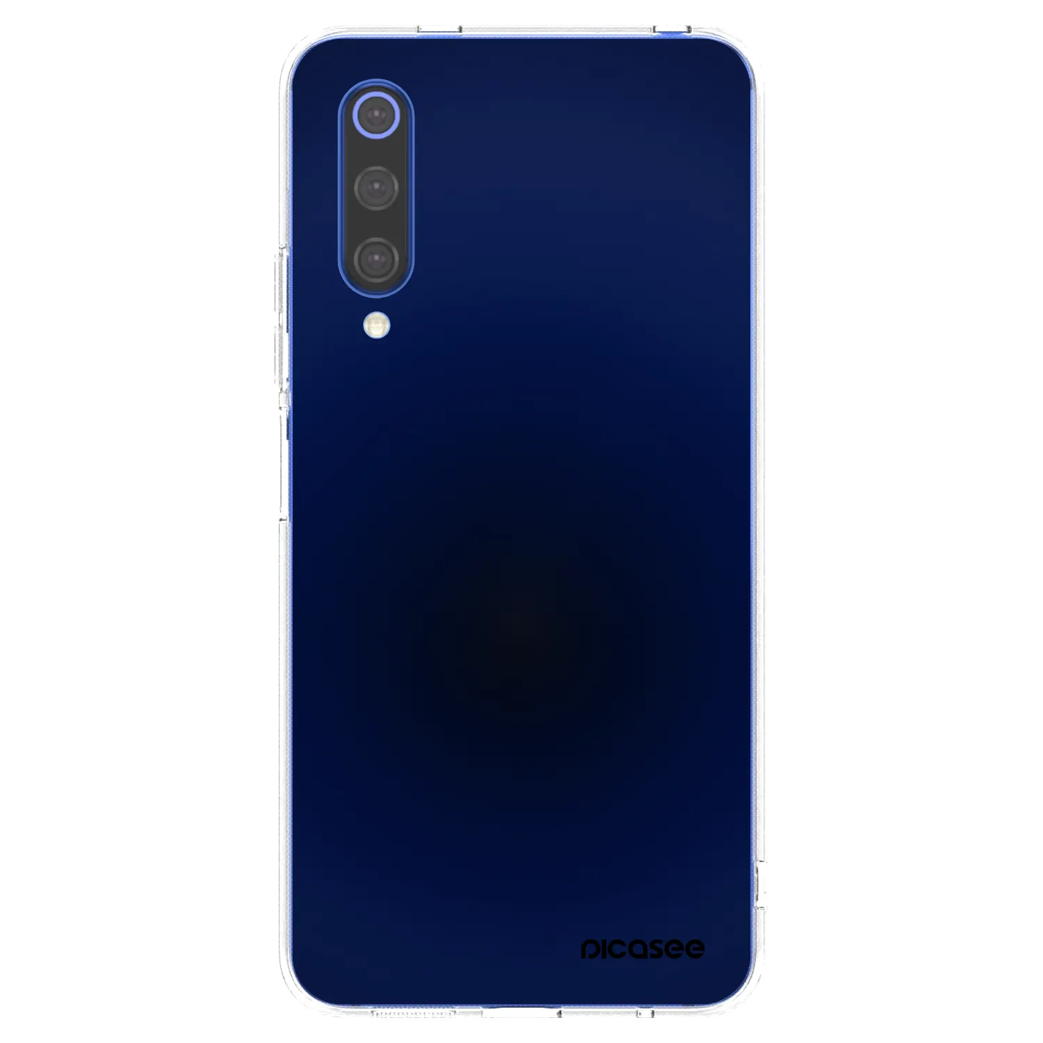Picasee silikonowe przeźroczyste etui na Xiaomi Mi 9 SE - Deep Ocean