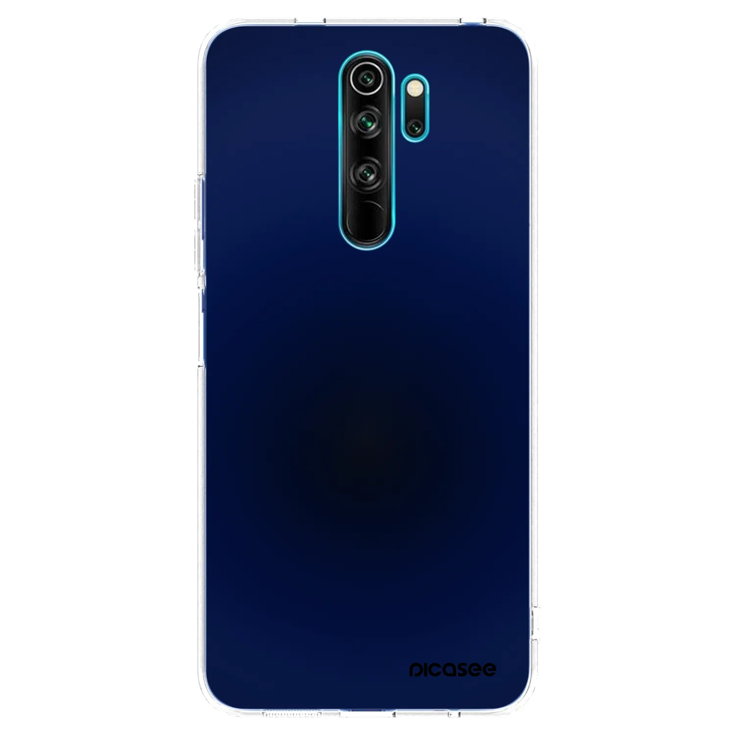 Picasee silikonowe przeźroczyste etui na Xiaomi Redmi Note 8 Pro - Deep Ocean