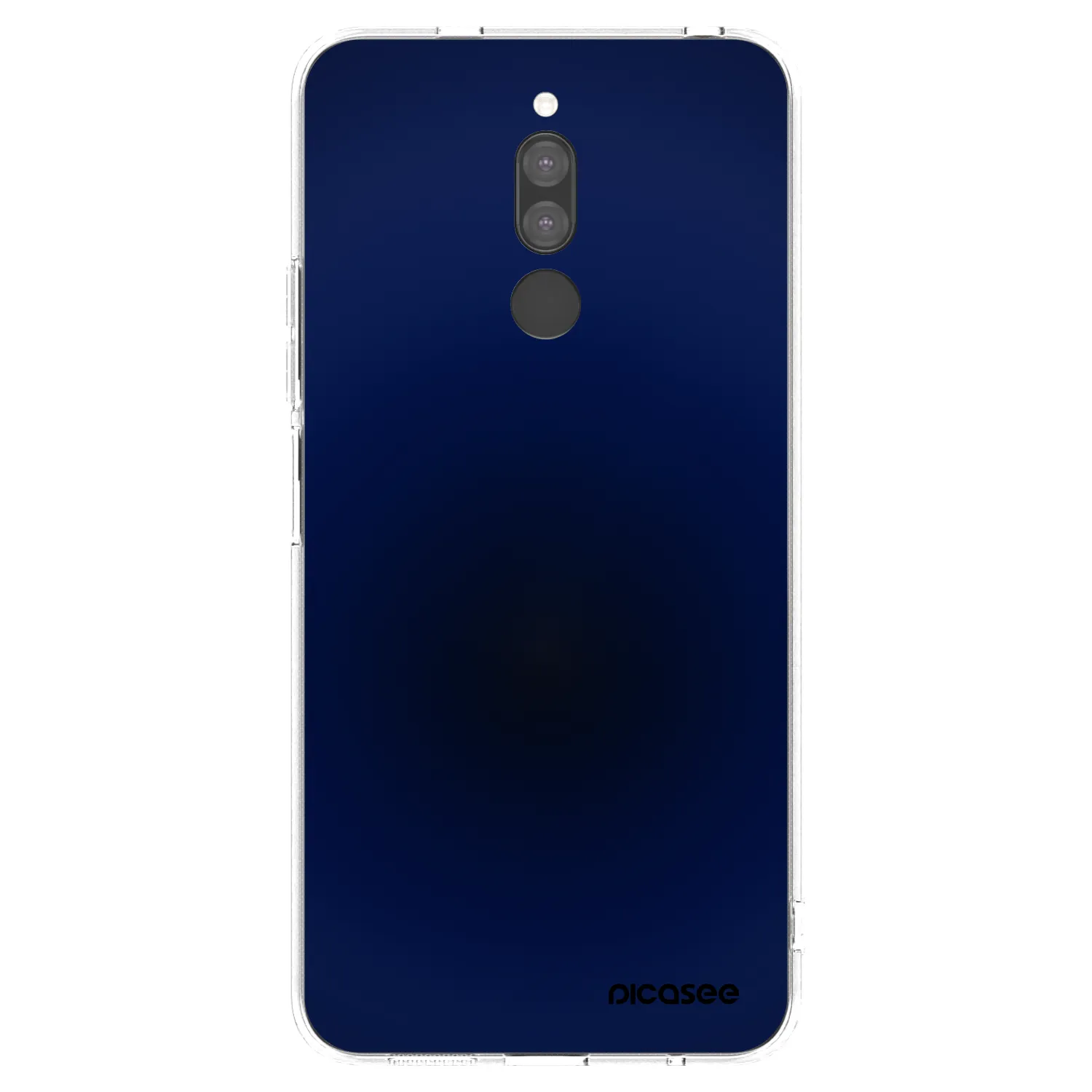 Picasee silikonowe przeźroczyste etui na Xiaomi Redmi 8 - Deep Ocean