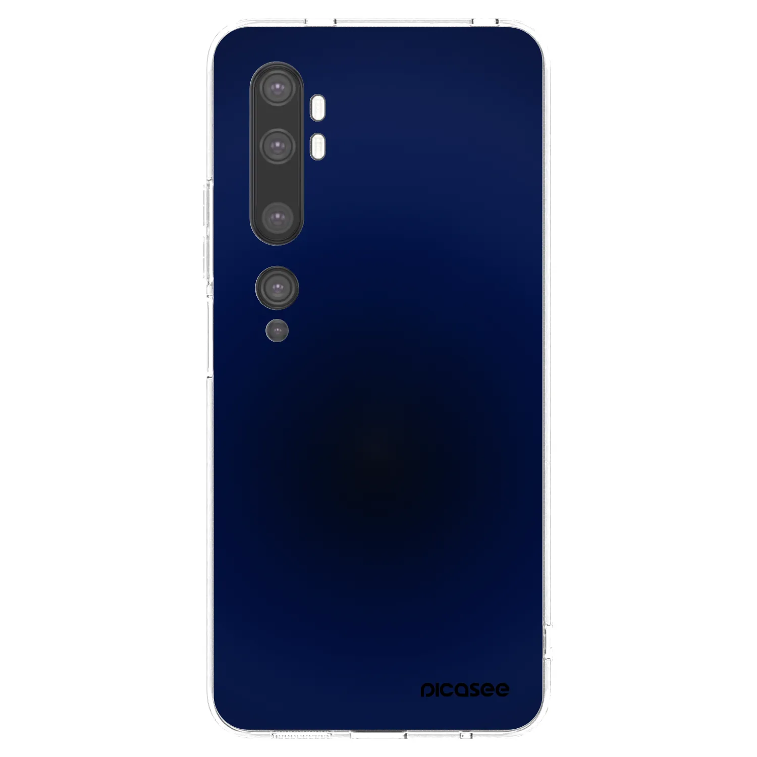 Picasee silikonowe przeźroczyste etui na Xiaomi Mi Note 10 (Pro) - Deep Ocean