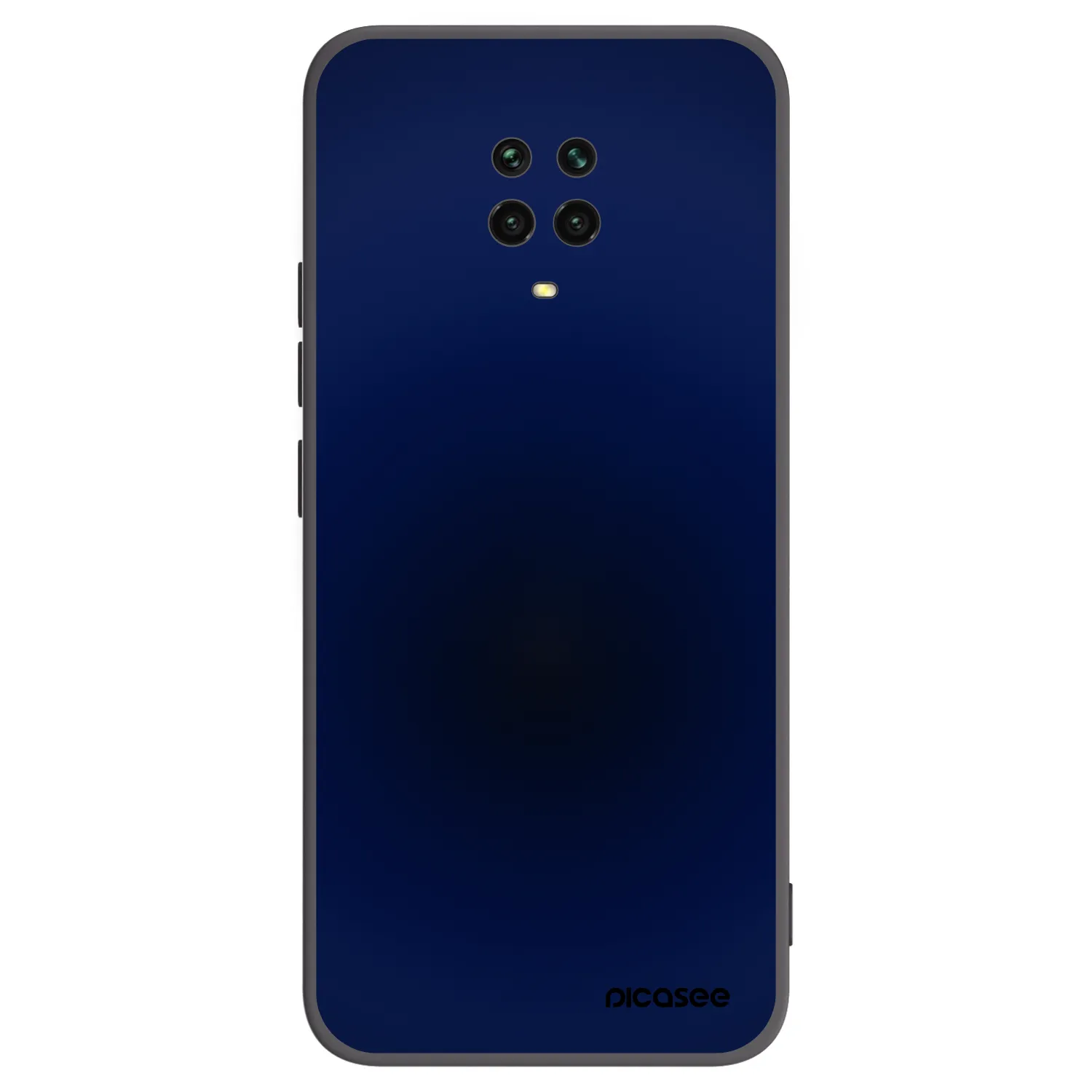 Picasee silikonowe czarne etui na Xiaomi Redmi Note 9S - Deep Ocean