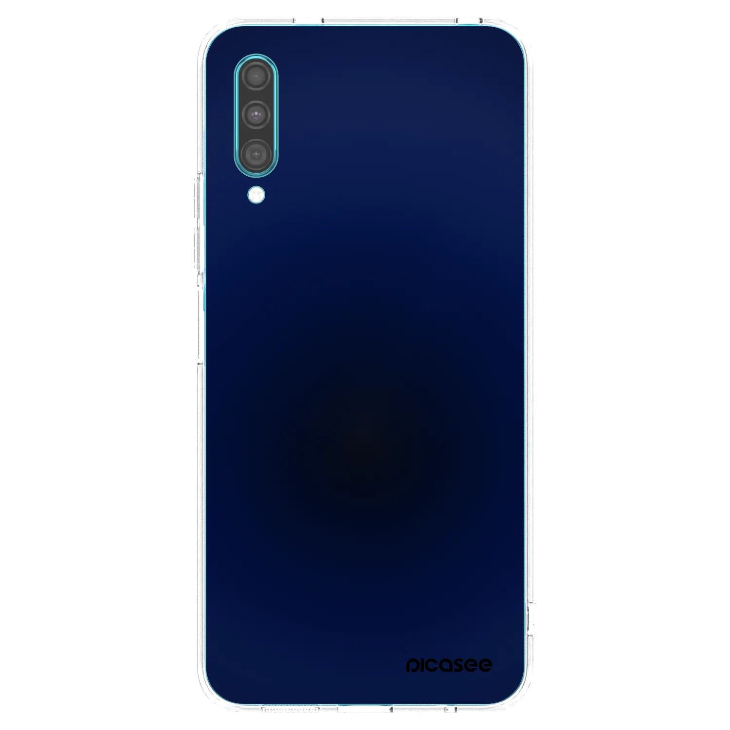 Picasee silikonowe przeźroczyste etui na Samsung Galaxy A30s A307F - Deep Ocean