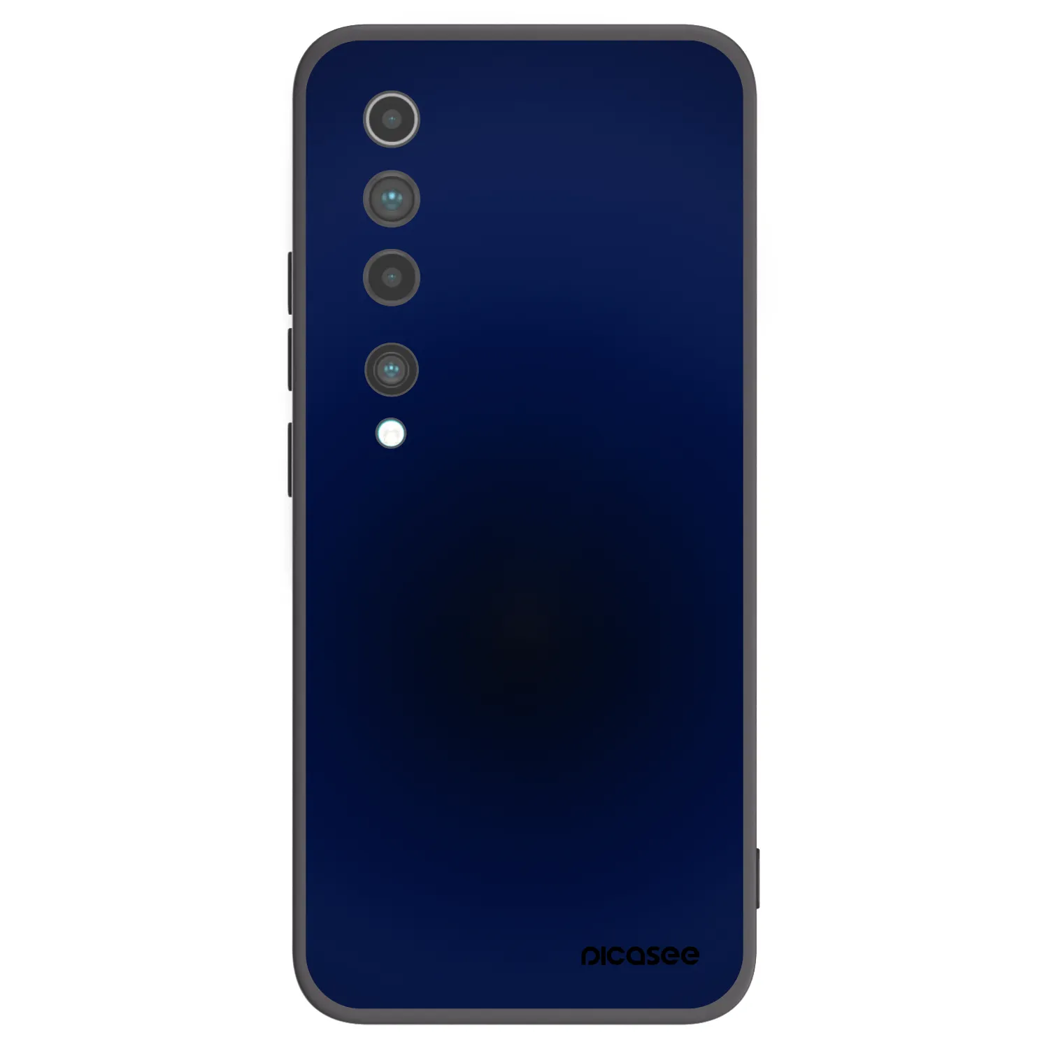 Picasee silikonowe czarne etui na Xiaomi Mi 10 - Deep Ocean