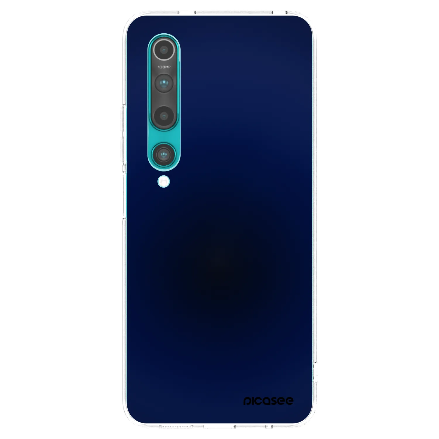 Picasee silikonowe przeźroczyste etui na Xiaomi Mi 10 - Deep Ocean