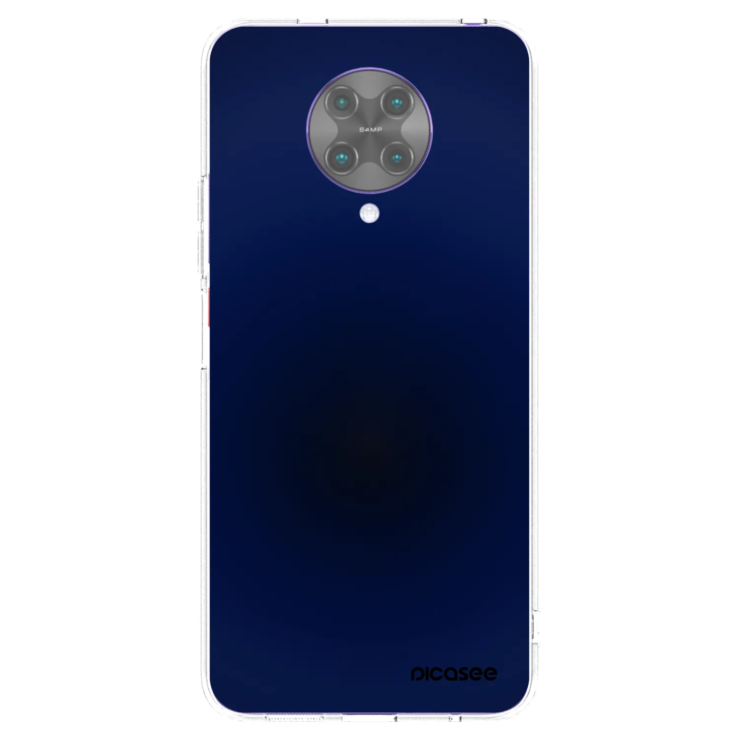 Picasee silikonowe przeźroczyste etui na Xiaomi Poco F2 Pro - Deep Ocean