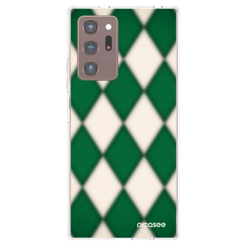 Picasee silikonowe przeźroczyste etui na Samsung Galaxy Note 20 Ultra - Emerald Diamond