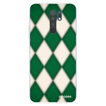 Picasee silikonowe przeźroczyste etui na Xiaomi Redmi 9 - Emerald Diamond