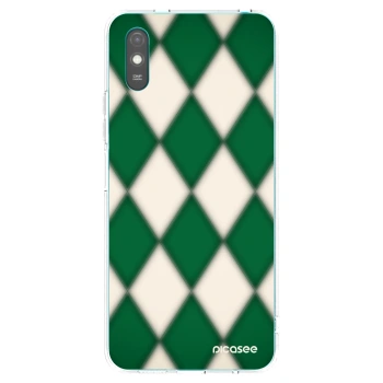 Picasee silikonowe przeźroczyste etui na Xiaomi Redmi 9A - Emerald Diamond