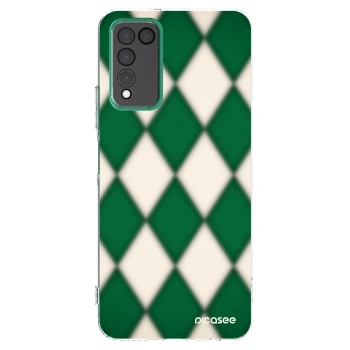 Picasee silikonowe przeźroczyste etui na Honor 10X Lite - Emerald Diamond