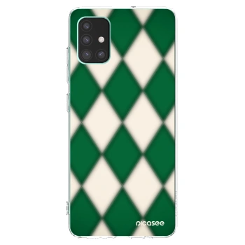 Picasee silikonowe przeźroczyste etui na Samsung Galaxy M51 M515F - Emerald Diamond
