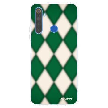 Picasee silikonowe przeźroczyste etui na Realme 5 - Emerald Diamond