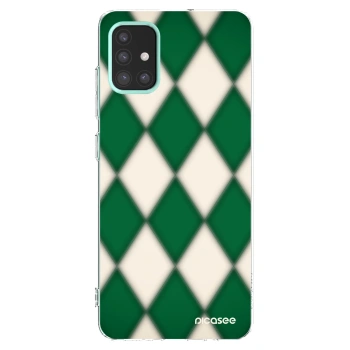 Picasee silikonowe przeźroczyste etui na Samsung Galaxy M31s - Emerald Diamond
