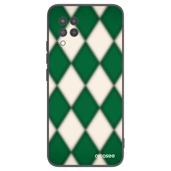 Picasee silikonowe czarne etui na Samsung Galaxy A42 A426B - Emerald Diamond