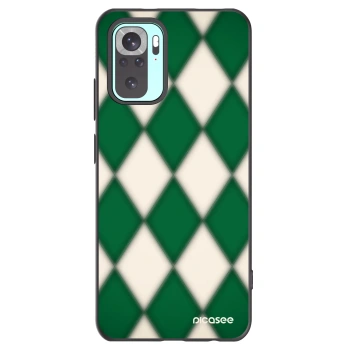 Picasee silikonowe czarne etui na Xiaomi Redmi Note 10 Pro - Emerald Diamond
