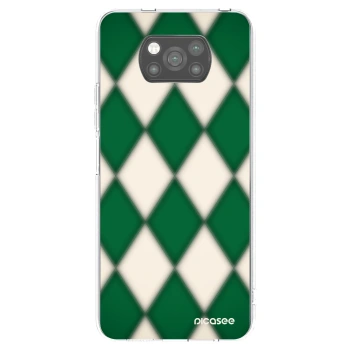 Picasee silikonowe czarne etui na Xiaomi Poco X3 Pro - Emerald Diamond