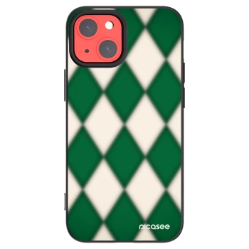 Picasee silikonowe czarne etui na Apple iPhone 13 mini - Emerald Diamond